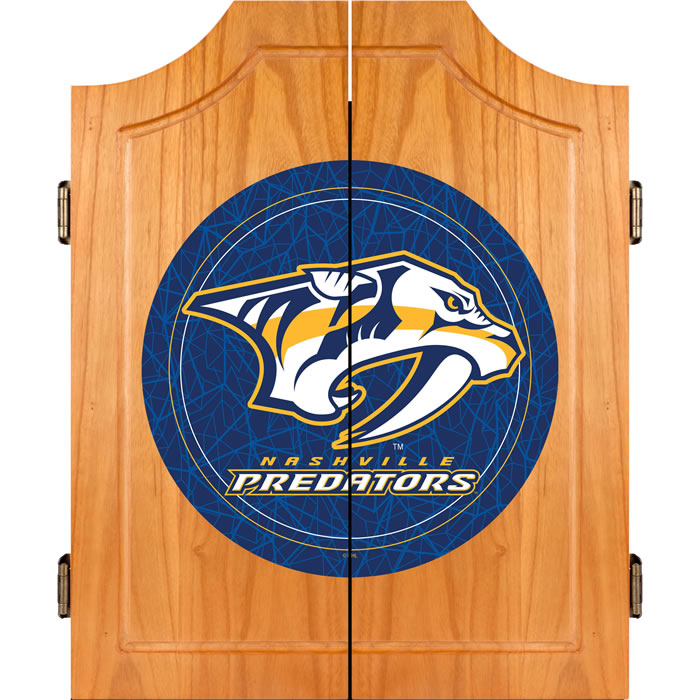 Nashville Predators Dart Board Set