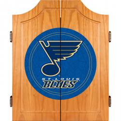 St. Louis Blues Dart Board Cabinet Set