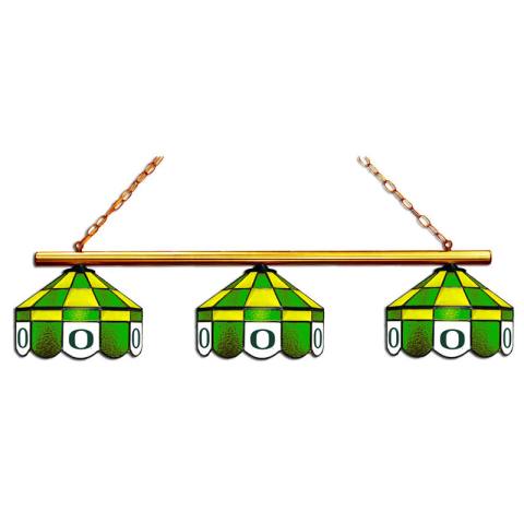 Oregon Ducks 3 Shade Executive Billiard Light