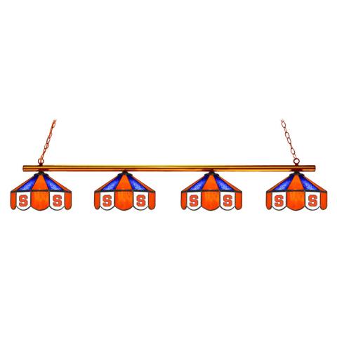 Syracuse Orange 4 Shade Billiard Lamp