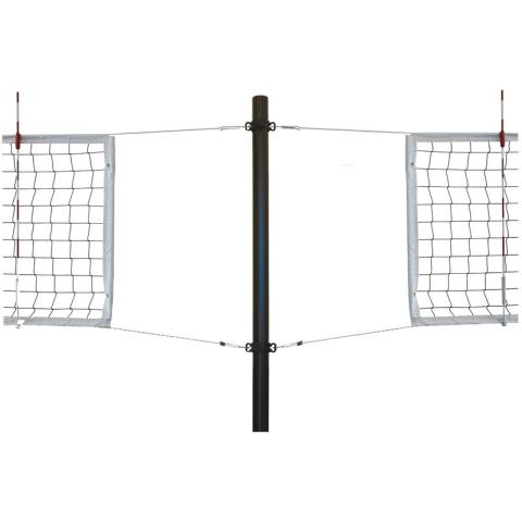 First Team Stellar Complete Side by Side Recreational Aluminum Volleyball Set