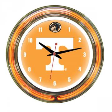 Tennessee Volunteers 14 Inch Neon Clock