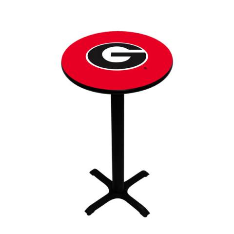 Georgia Bulldogs Black Pub Table