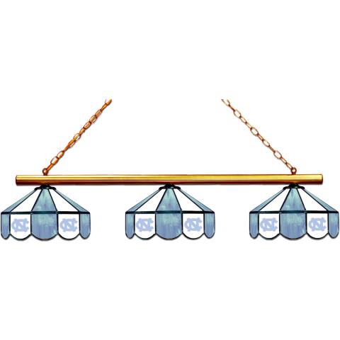 North Carolina Tar Heels 3 Shade Billiard Light