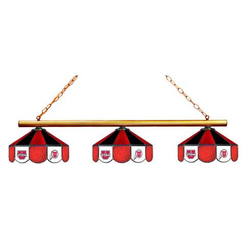 Utah Utes 3 Shade Billiard Light