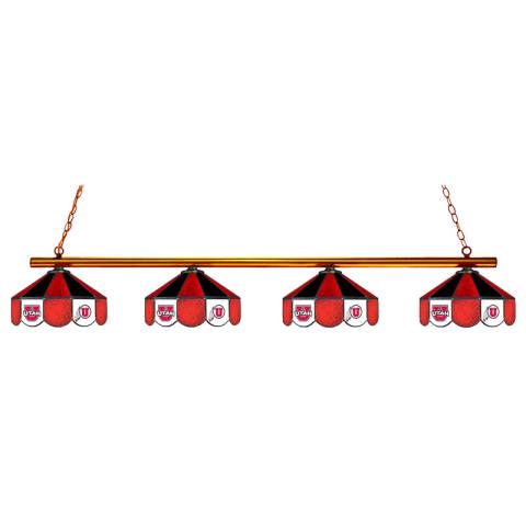 Utah Utes 4 Shade Billiard Lamp
