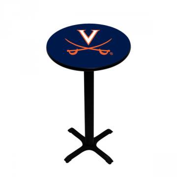Virginia Cavaliers Black Pub Table