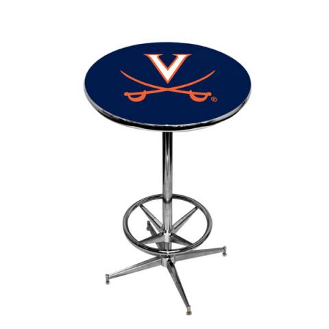 Virginia Cavaliers Chrome Pub Table
