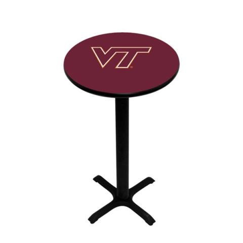 Virginia Tech Hokies Black Pub Table