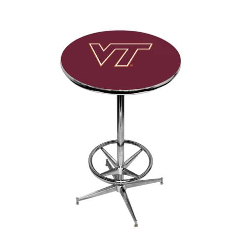 Virginia Tech Hokies Chrome Pub Table