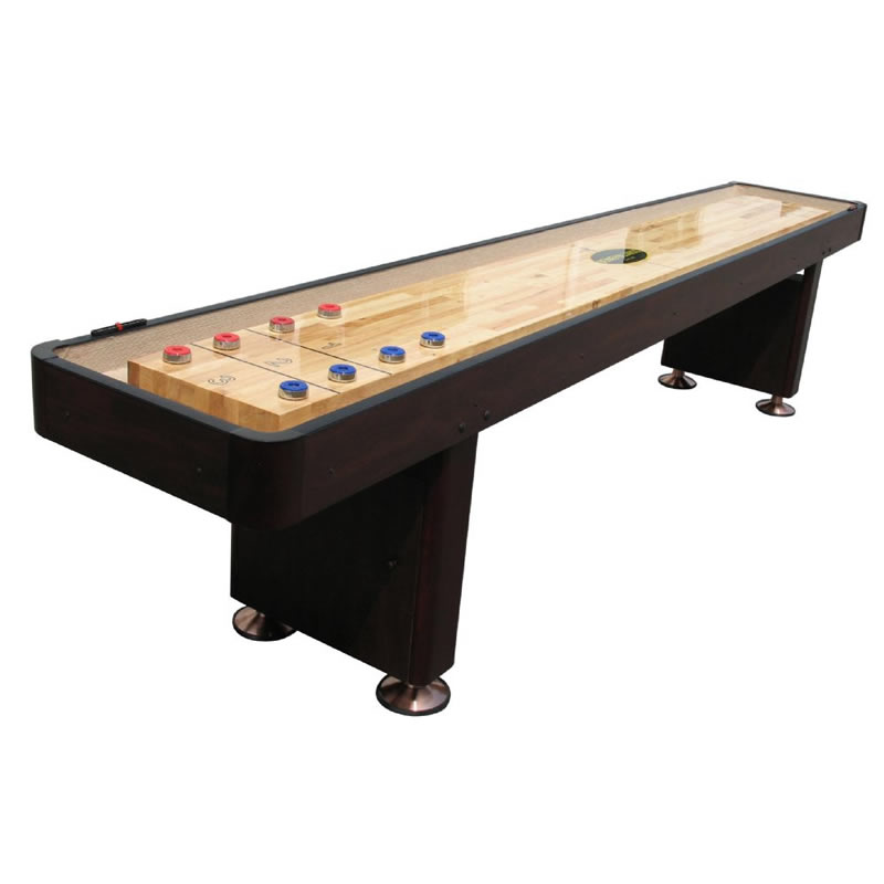 Berner Standard 9 Shuffleboard Table Espresso