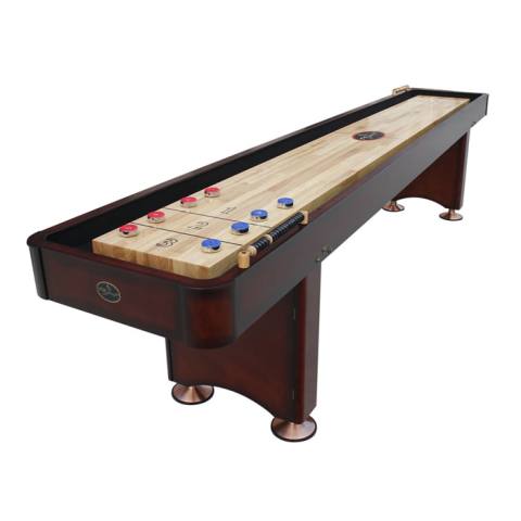 Playcraft Georgetown 12 Shuffleboard Table - Burnished Cherry