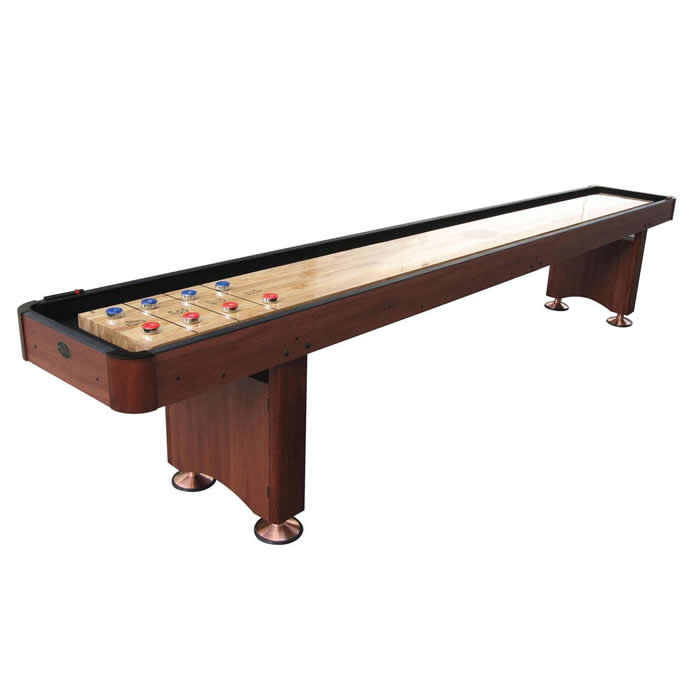 Playcraft Woodbridge 12' Shuffleboard Table, Cherry